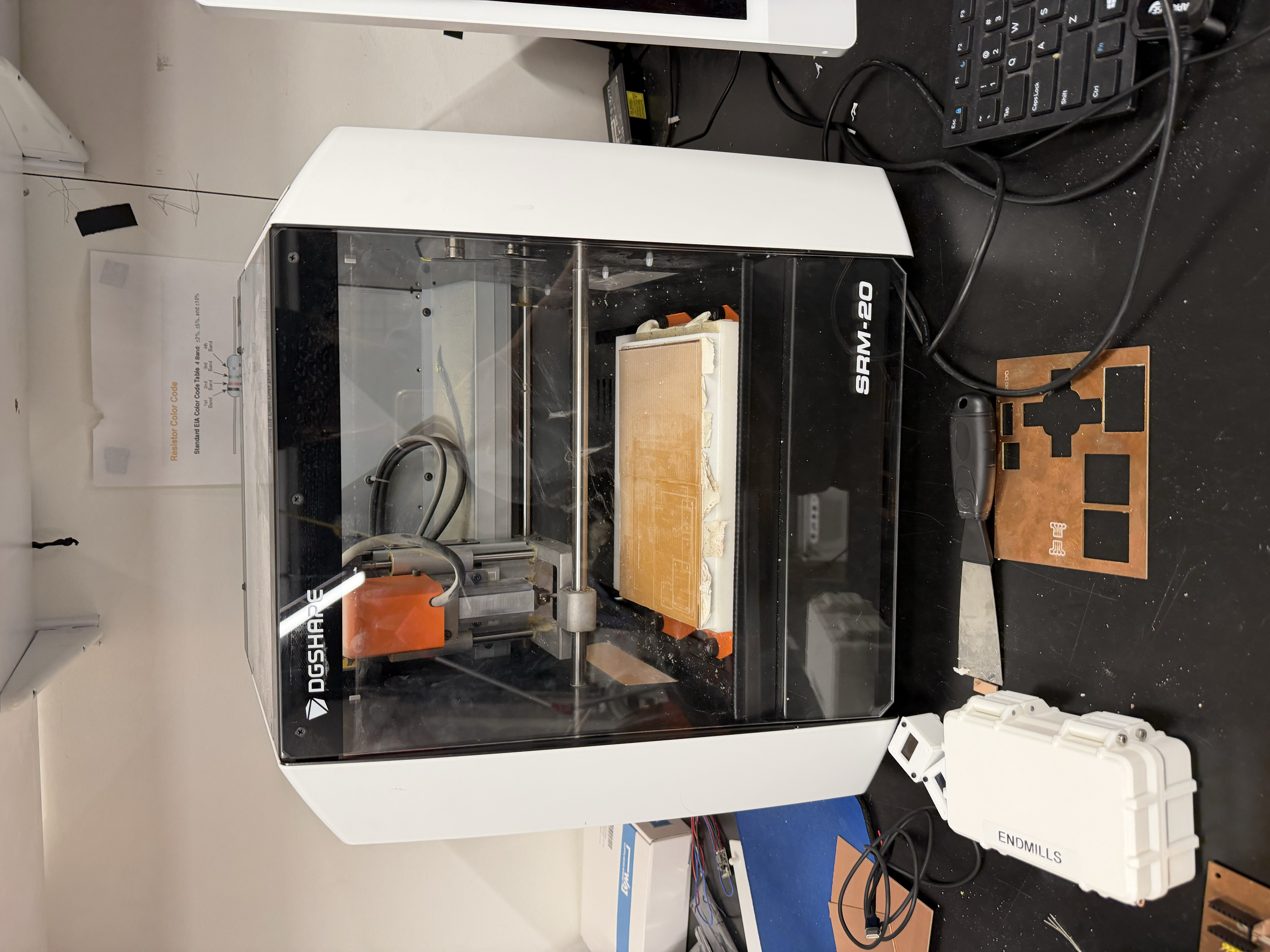 SRM-20 bot for PCB milling
