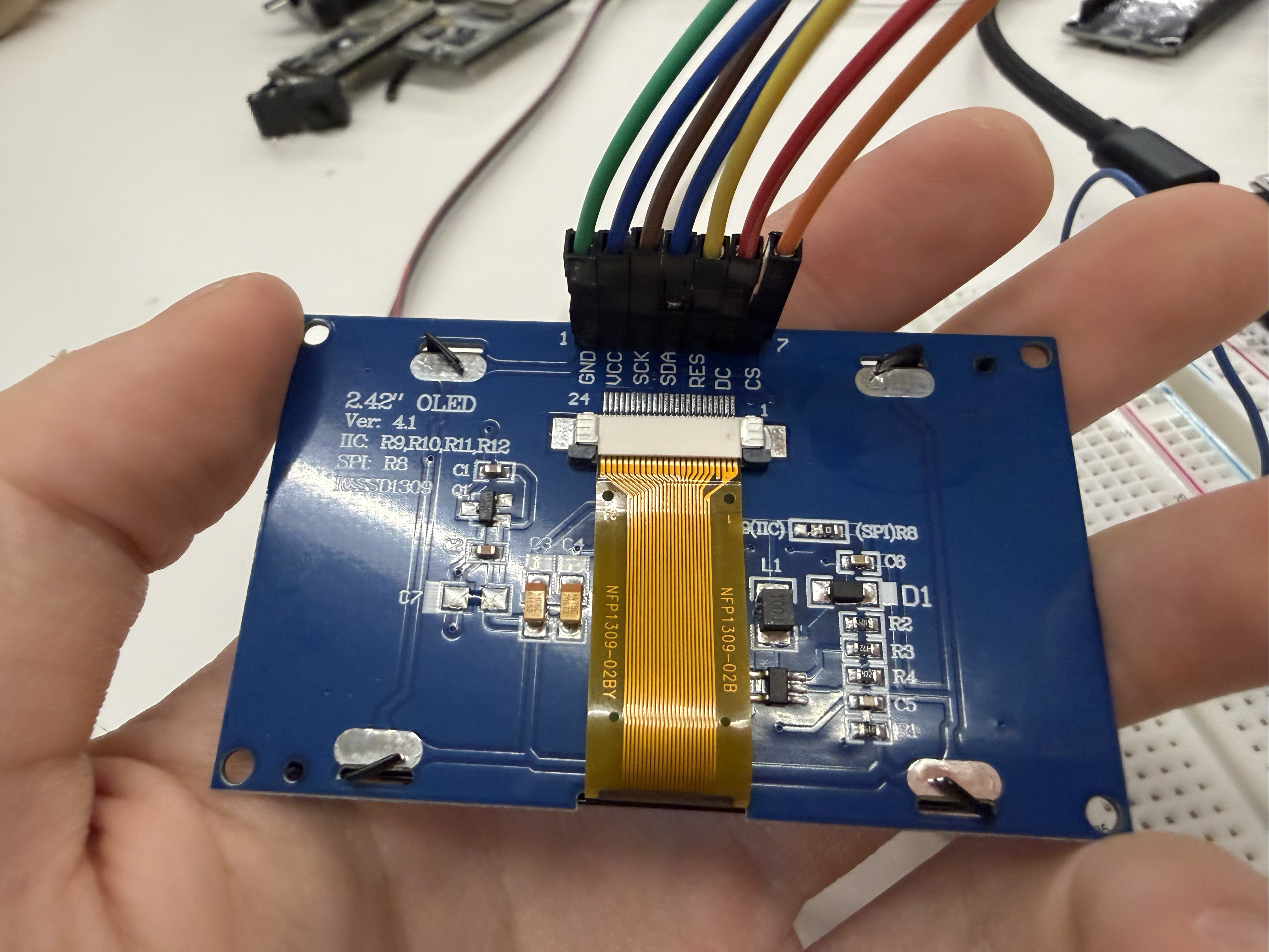 Fried OLED display after the boost converter power issue